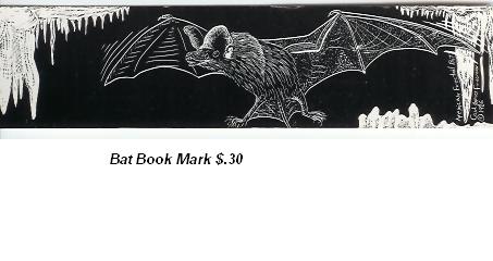 Bat Book Mark